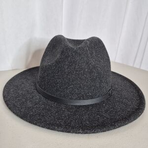 Goodfellow & Co. Men's Grey Stiff Brim Wool-Like Felt Rancher Fedora - Size L/XL